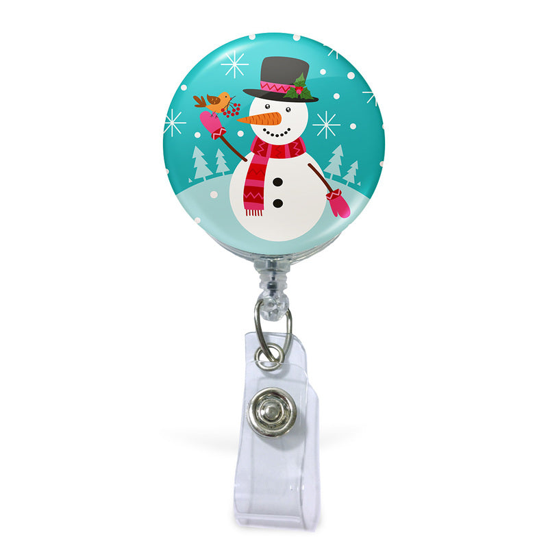 Happy Snowman – Shop Badge A-Peel