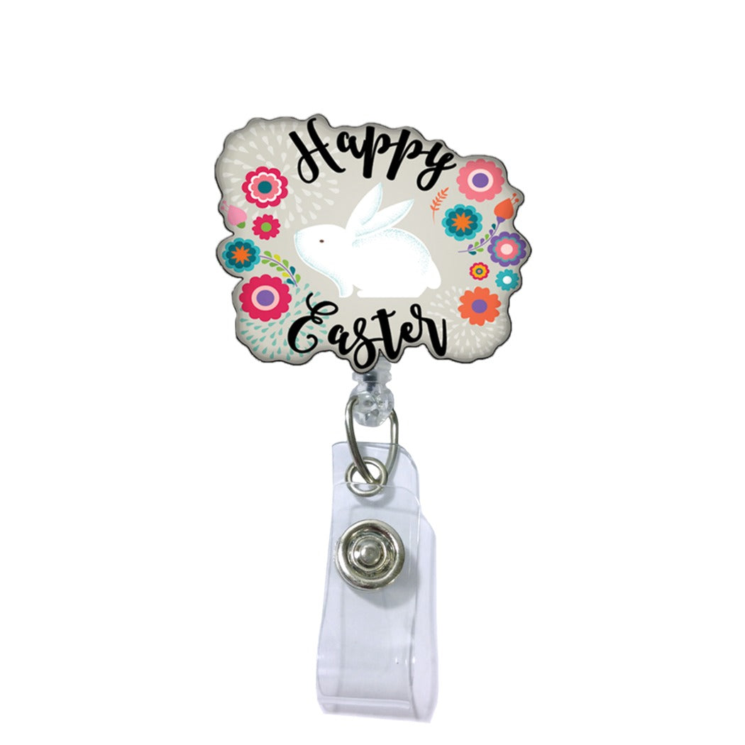 Happy Easter Acrylic – Shop Badge A-Peel