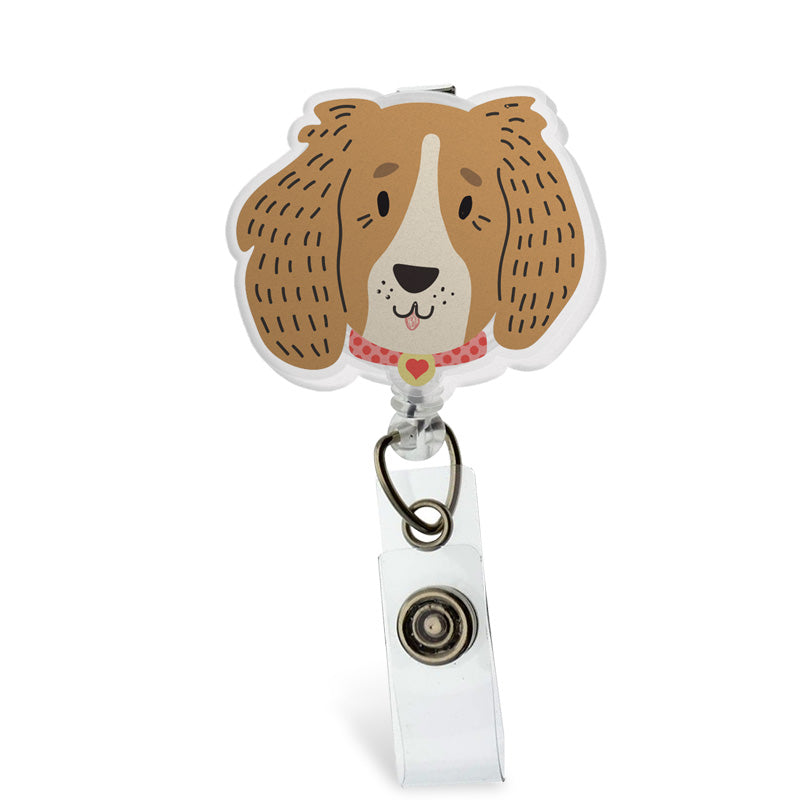 Dog Retractable Badge Reel 