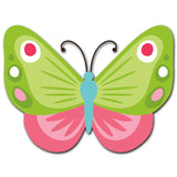 Pink & Green Butterfly Acrylic