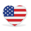 USA Heart Acrylic