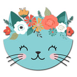 Floral Cat Acrylic