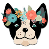 Floral Frenchie Acrylic