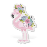 Floral Flamingo Acrylic
