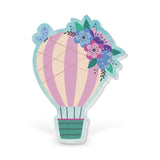 Floral Hot Air Balloon Acrylic