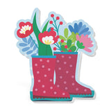 Floral Rain Boots Acrylic