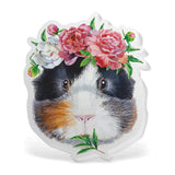 Floral Guinea Pig Acrylic