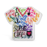 Acrylic Scrub Life Colorful