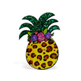 Leopard Pineapple Acrylic