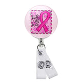 Faith Over Fear Pink Ribbon
