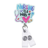 Acrylic Nurse Work Heart
