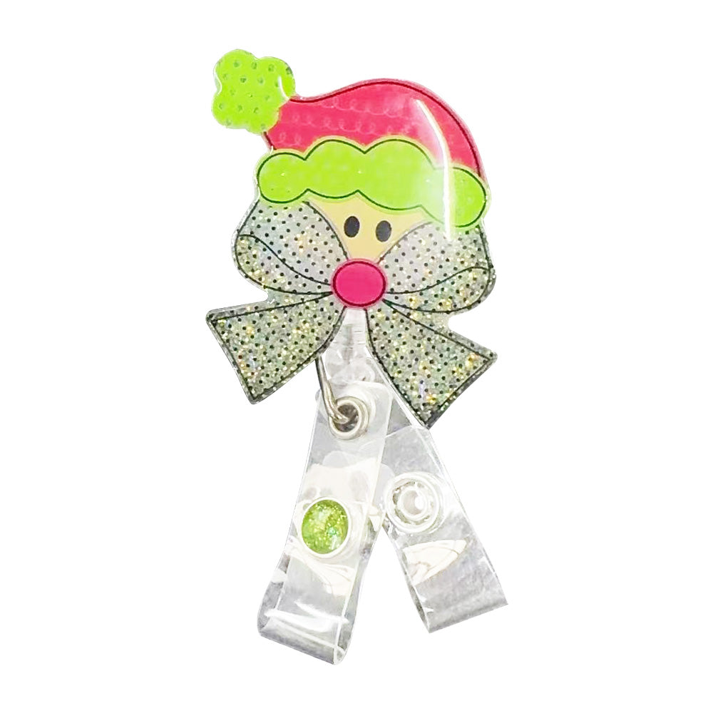 Glitterific Santa Bow – Shop Badge A-Peel