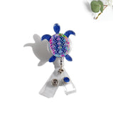 Glitterific Badge Reel Sea Turtle