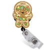 Gingerbread Man Sparkle And Shine Badge Reel
