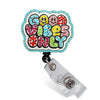 Good Vibes Only Sparkle And Shine Badge Reel