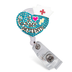 Cheap Glitter Nurse Retractable Badge Reel Chill Pill Hospital Badge Holder  School Supplies