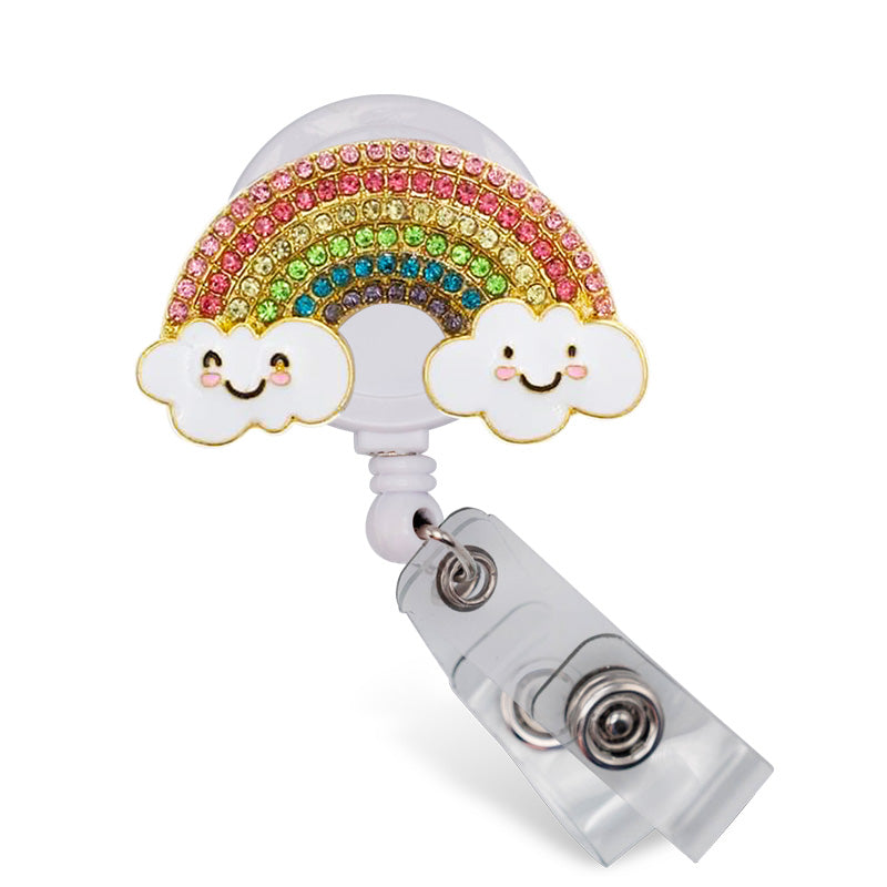 Rainbow Cloud Sparkle And Shine Badge Reel – Shop Badge A-Peel