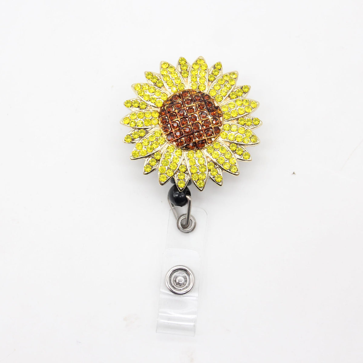 Sunflower Sparkle And Shine Badge Reel – Shop Badge A-Peel