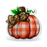 Acrylic Plaid Pumpkin