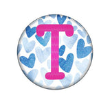 Hearts Embroidered Interchangeable Button