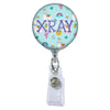 Llama Initial or Title Button Attached to a Badge Reel