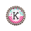 Picnic Glam Initial or Title Interchangeable Button