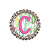 Cactus Glam Initial or Title Interchangeable Button