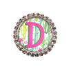 Cactus Glam Initial or Title Interchangeable Button