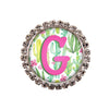 Cactus Glam Initial or Title Interchangeable Button