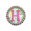 Cactus Glam Initial or Title Interchangeable Button