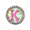 Cactus Glam Initial or Title Interchangeable Button