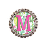 Cactus Glam Initial or Title Interchangeable Button