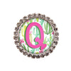 Cactus Glam Initial or Title Interchangeable Button