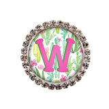 Cactus Glam Initial or Title Interchangeable Button