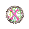 Cactus Glam Initial or Title Interchangeable Button