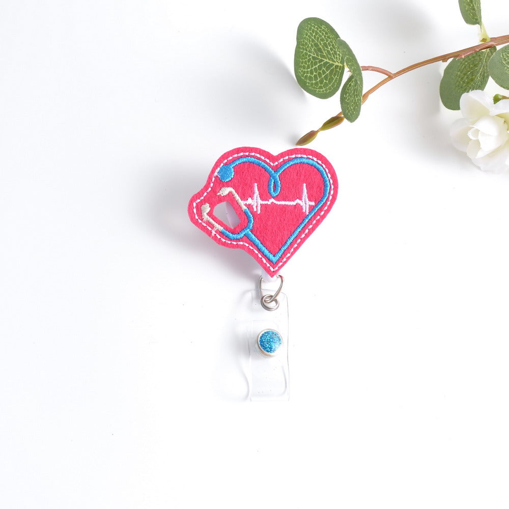 Fuzzy Buddy Cardiac Heart – Shop Badge A-Peel