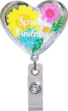 Glitterific Badge Reel Spread Kindness