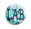 Colorful Paisley INTERCHANGEABLE EMBROIDERED button