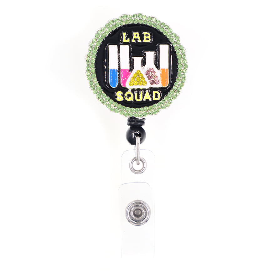 Lab Squad Tech Sparkle and Shine Rhinestone Badge Reel – Shop Badge A-Peel