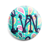 Colorful Paisley INTERCHANGEABLE EMBROIDERED button