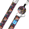 LUXE Lanyard Dark Paisley