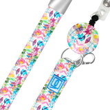 LUXE Lanyard Watercolor Floral
