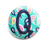 Colorful Paisley INTERCHANGEABLE EMBROIDERED button