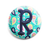 Colorful Paisley INTERCHANGEABLE EMBROIDERED button