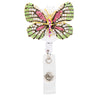 Butterfly Sparkle and Shine Rhinestone Badge Reel