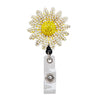 Daisy Sparkle and Shine Rhinestone Badge Reel