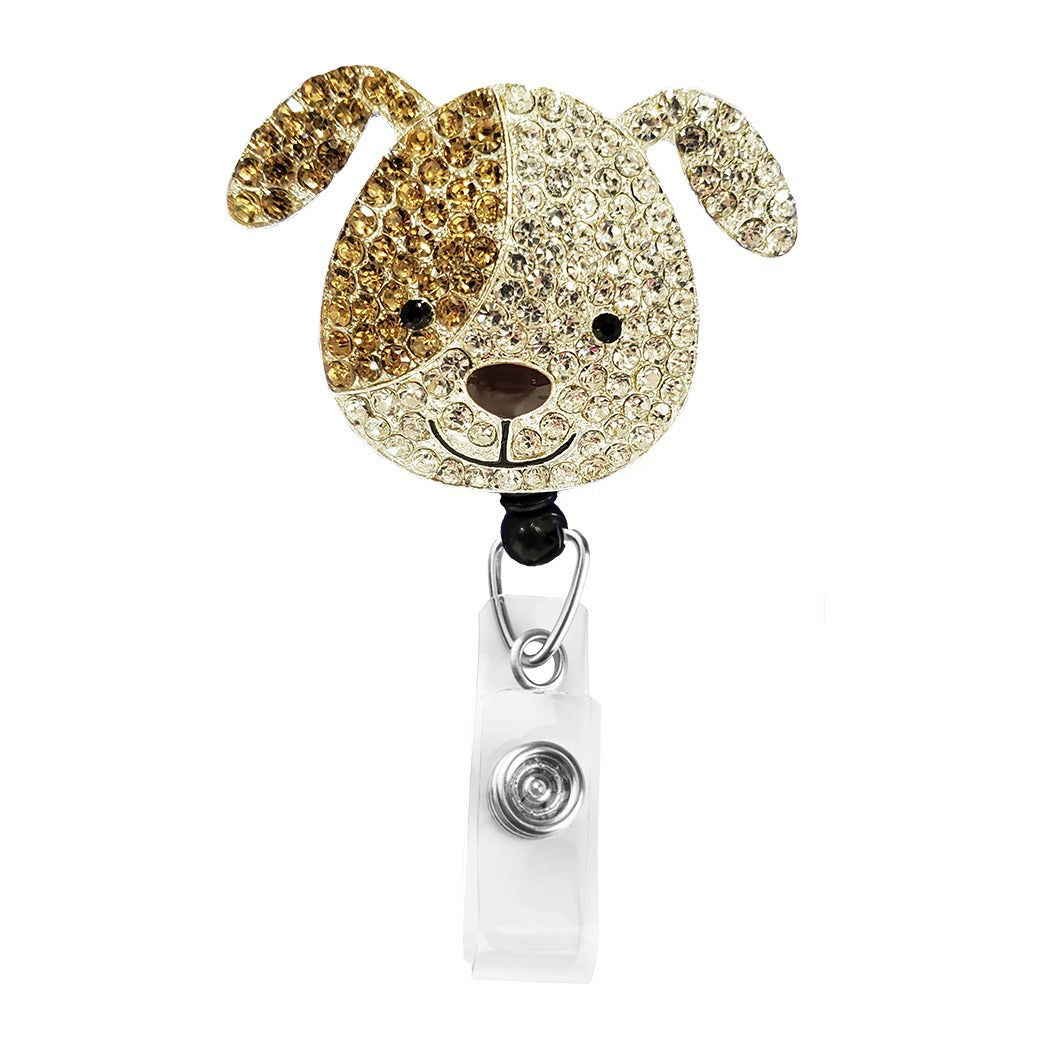 Dog Sparkle and Shine Rhinestone Badge Reel – Shop Badge A-Peel