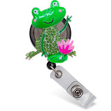 Frog Sparkle And Shine Badge Reel