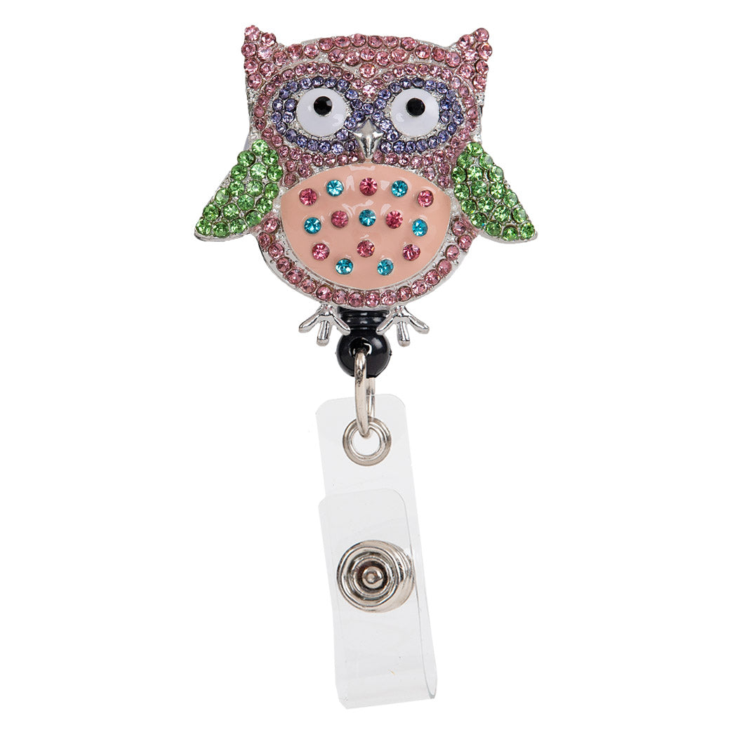 Hoot Owl Sparkle and Shine Rhinestone Badge Reel – Shop Badge A-Peel