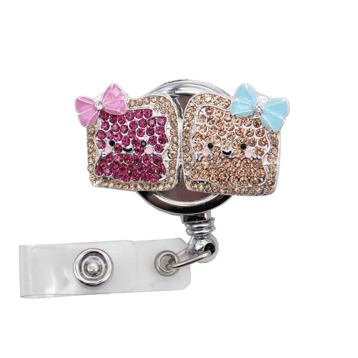 Peanut Butter & Jelly Sparkle And Shine Badge Reel – Shop Badge A-Peel